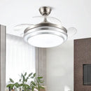 DecorBites™ 42" Retractable LED Ceiling Fan, Remote Control, Modern Design