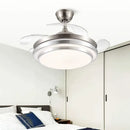 DecorBites™ 42" Retractable LED Ceiling Fan, Remote Control, Modern Design
