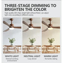 DecorBites™ 52" DC Motor Ceiling Fan with LED Light & Remote Control