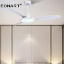 DecorBites™ 52" Fashion Plastic Blade Ceiling Fan with Lamp and Remote Control