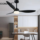 DecorBites™ 52" Fashion Plastic Blade Ceiling Fan with Lamp and Remote Control