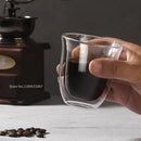 DecorBites™ 5PCS Double Wall Glass Coffee Mugs Set, 150ml Insulated Cups for Bar Tea Juice