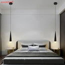 DecorBites™ 5W LED Pendant Light - Silver/Black Aluminum Tube Fixture for Kitchen Island