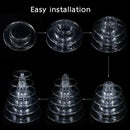 DecorBites™ 6/4 Tier Macaron Tower Stand Cake Display for Wedding Birthday Baby Shower