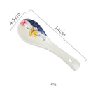 DecorBites™ 6.5inch Retro Ceramic Ramen Bowl Set with Lid, Chopsticks, and Spoons