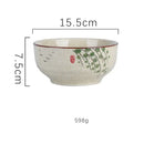 DecorBites™ 6/7 Inch Ceramic Ramen Bowl - Large Soup Noodle Bowl for Kitchen and Hotel Use
