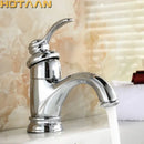 DecorBites™ 6" Antique Brass Basin Faucet Water Mixer Tap - YT-5065