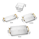 DecorBites™ 6-Grid Divided Fruit Plate Snack Dish Dry Fruit Tray Light Luxury Tray
