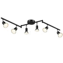DecorBites™ 6 Head LED Ceiling Light GU10 Adjustable Angle Spot Lamp for Living Room Bedroom