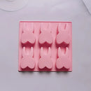 Mint green bunny tooth silicone mold kitchen baking tool