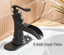 DecorBites™ 6 inch Deck Plate for Bathroom Faucet, Sink Mounting Escutcheon 4014