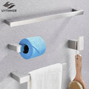 DecorBites™ 6-Piece Brushed Nickel Bathroom Accessories Set