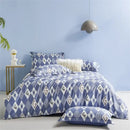 White floral teal 600tc egyptian cotton bedding set bedroom duvet cover
