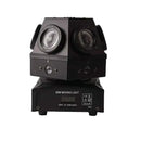 Black dual lens moving head strobe beam laser light for living room