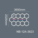 DecorBites™ 6500K LED Hexagrid System for Workshop, Gym, Studio - 2 Year Warranty