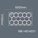 DecorBites™ 6500K LED Hexagrid System for Workshop, Gym, Studio - 2 Year Warranty