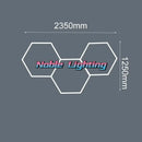 DecorBites™ 6500K LED Hexagrid System for Workshop, Gym, Studio - 2 Year Warranty