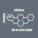DecorBites™ 6500K LED Hexagrid System for Workshop, Gym, Studio - 2 Year Warranty