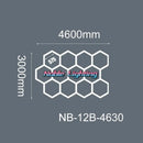 DecorBites™ 6500K LED Hexagrid System for Workshop, Gym, Studio - 2 Year Warranty