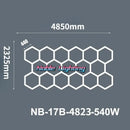 DecorBites™ 6500K LED Hexagrid System for Workshop, Gym, Studio - 2 Year Warranty
