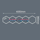 DecorBites™ 6500K LED Hexagrid System for Workshop, Gym, Studio - 2 Year Warranty