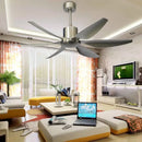 DecorBites™ 66" Nordic Industrial Ceiling Fan with LED Light and Remote Control