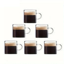 DecorBites™ 6PCS Glass Espresso Cups - 120ML 4OZ