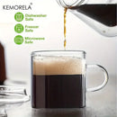 DecorBites™ 6PCS Glass Espresso Cups - 120ML 4OZ