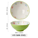 DecorBites™ 7" Hand-Painted Ceramic Ramen Bowl - Large Noodle Bowl for Home & Restaurant