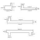 DecorBites™ 7-Piece Bathroom Hardware Set in White for Towels and Toiletries