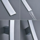 DecorBites™ 70cm Wall Mounted Black Bronze Waterfall Basin Mixer Tap