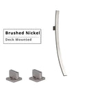 DecorBites™ 70cm Wall Mounted Black Bronze Waterfall Basin Mixer Tap