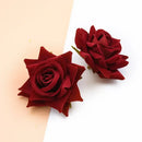 DecorBites™ 7cm Rose Heads: Wedding Décor, Scrapbooking, Headwear, Autumn Home Decoration
