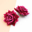 DecorBites™ 7cm Rose Heads: Wedding Décor, Scrapbooking, Headwear, Autumn Home Decoration