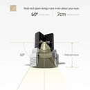 DecorBites™ 7W CRI97 LED Downlight: Dimmable, Frameless, Anti-glare Spot Light