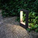 Modern black led aluminum garden bollard light garden pathway lamp