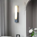 Modern gold and white led marble wall lamp bedroom sconce