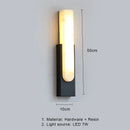 Modern gold and white led marble wall lamp bedroom sconce