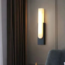 Modern gold and white led marble wall lamp bedroom sconce