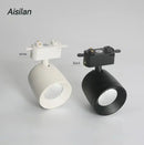 Modern white & black led track light spotlights living room fixture