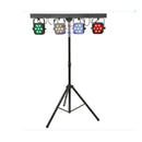 DecorBites™ 7X40W RGBW LED Par Kit with Stand - High Quality Professional DJ Equipment