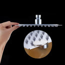 DecorBites™ 8/16 Inch Chrome Shower Set with Rainfall Head, Ceiling Mount Mixer, Brass Faucet