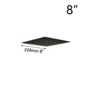 DecorBites™ 8-20" Black Ultra-thin Rain Shower Head for Bathroom Square Rainfall Faucet