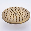 Antique brass & matte black rainfall shower faucet bathroom head