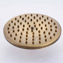 Antique brass & matte black rainfall shower faucet bathroom head
