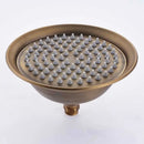 Antique brass & matte black rainfall shower faucet bathroom head