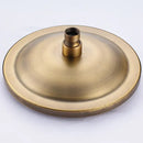 Antique brass & matte black rainfall shower faucet bathroom head