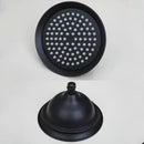 DecorBites™ 8" Black Rain Shower Head Set with Hand Spray and Mixer Faucet