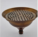 DecorBites™ 8" Brass Shower Head: Bathroom Rainfall Replacement for Handshower Faucet