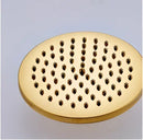 DecorBites™ 8" Brass Shower Head: Bathroom Rainfall Replacement for Handshower Faucet